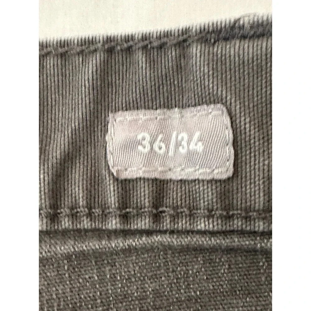Ariat Rebar M7 Jeans Mens 36x34 Gray Slim Straight Leg Canvas Workwear Carpenter